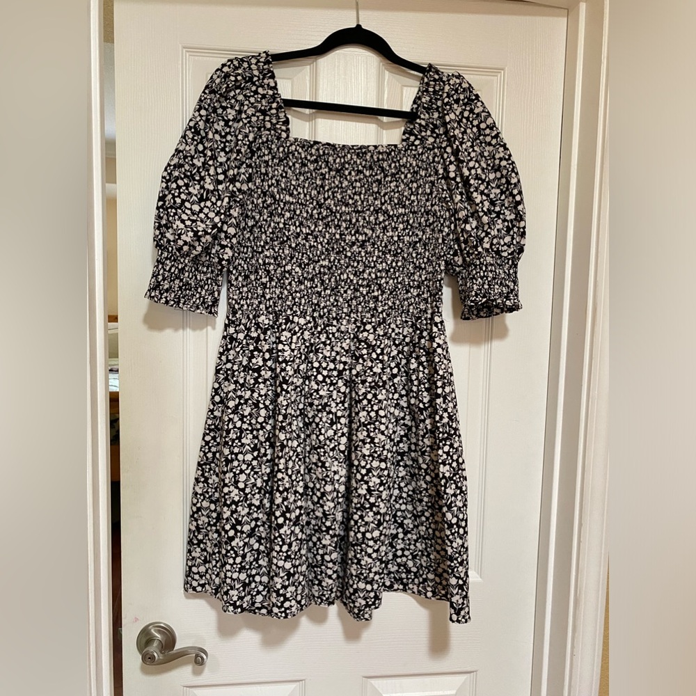 Black and white dress